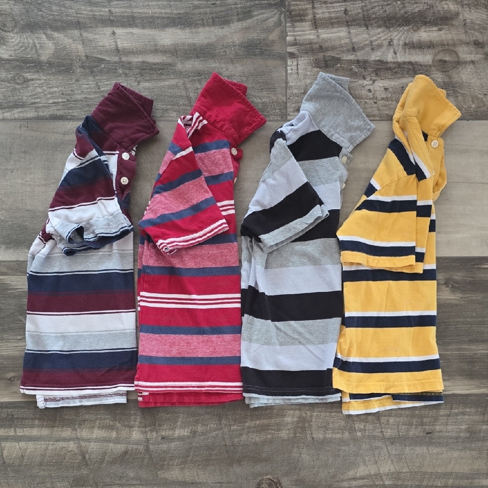Boys Striped Polo Shirt Collection